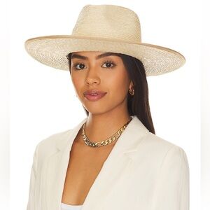 Jo straw rancher hat in natural & beige